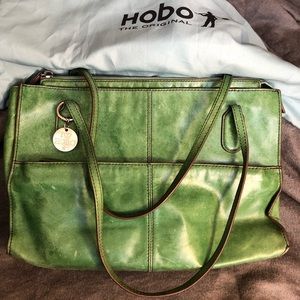 HOBO Brand green shoulder bag